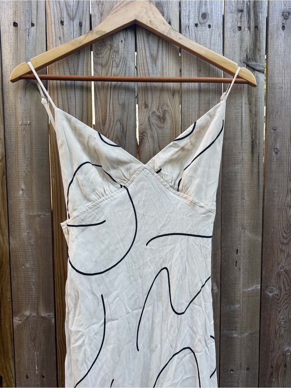 DISSH Luna Slip Dress with Black Line Art - Picture 15 of 15